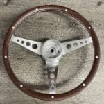 MGB 1969 Steering Wheel Classic Restored to New Wood P2740