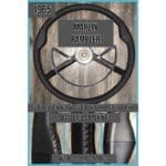 Marlin Rambler 95 Steering Wheel Classic Restored with New Leather P0048