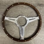 Moto Lita Steering Wheel Classic Restored to New Wood P4067