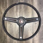 Oldsmobile 442 1969 Steering Wheel Classic Restored to New BEFORE P0587a