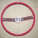 Oldsmobile Cutlass 1965 Steering Wheel Restored to New Leather P1010137
