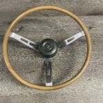 Plymouth Roadrunner 1968 Steering Wheel Classic Restored to New Wood P6013