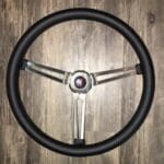Pontiac GTO 1965 Steering Wheel Classic Restored to New Leather P1826