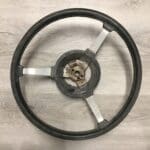 Pontiac Grand Am 1973 Steering Wheel Restored in New Leather BEFORE P8739