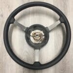 Pontiac Grand Am 1973 Steering Wheel Restored to New Leather P9016