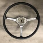 Porsche 356 C Steering Wheel Classic Restored to New Leather AFTER P1128