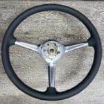 Porsche 356 C Steering Wheel Classic Restored to New Leather AFTER P3556