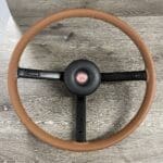 Toyota FJ40 1960 Steering Wheel Classic Restored to New Leather P1743