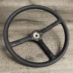 Toyota Land Cruiser 1976 Steering Wheel Classic Restored to New Leather P7577