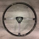 Triumph TR4A 1967 Steering Wheel Classic Restored to New Leather BEFORE P1218