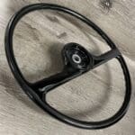 Willys Station Wagon 1963 Steering Wheel Restored to New Leather P6276