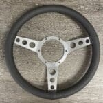 Astrali 13 Inch Aftermarket Steering Wheel Restored to New Leather P9298