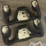 Beechcraft Bonanza AIrplane Yokes Restored to New Leather P6396