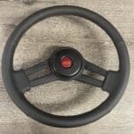 Chevy Monte Carlo 1987 Steering Wheel Restored to New Leather P2414