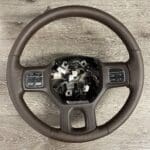 Dodge Ram 3500 2012 Steering Wheel Restored to New Leather P1722