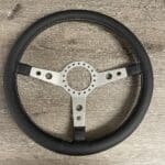 Ferarri 246 GT 1970 Steering Wheel Restored to New Leather P2899