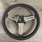 Triumph TR6 1975 Steering Wheel Restored to New Leather P1969