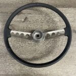 Volvo P1800S 1966 Steering Wheel Restored to New Leather P6793