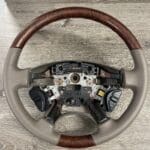 Acura CL Type S 2003 Steering Wheel Restored to New Leather and Wood P0935