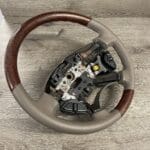 Acura CL Type S 2003 Steering Wheel Restored to New Leather and Wood P0936