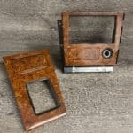 Acura Legend 1988 Shift Console and Radio Bezel Restored to New Wood P7498