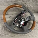 Acura Legend 1995 Steering Wheel Restored to New Leather and Wood P5050