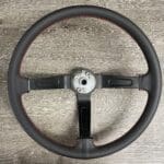 Datsun 280Z 1975 Steering Wheel Restored to New Leather P4493