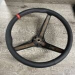 Ford Mustang 1969 Steering Wheel Restored to New Leather P6729