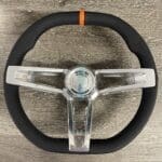 Ford Mustang 1970 Steering Wheel Restored to New Leather P0715