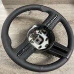 Ford Mustang 2009 Steering Wheel Restored to New Leather P6857
