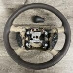 Ford Mustang GT Convertible 1999 Steering Wheel and Gearshift Knob Restored to New Leather P6788