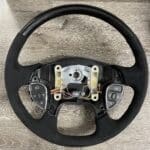 Freightliner Steering Wheel Restored to New Alcantara P5390