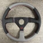 Honda CXR 1991 Steering Wheel Restored to New Leather P6851