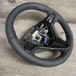 Honda Civic Coupe DX 2008 Steering Wheel Restored to New Leather P5857