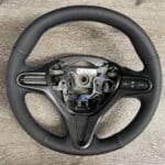 Honda Civic Coupe DX 2008 Steering Wheel Restored to New Leather P5858