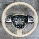 Jaguar Steering Wheel Restored to New Leather P3567