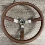 Jeep Grand Wagoneer 1982 Steering Wheel Restored to New Leather P9905