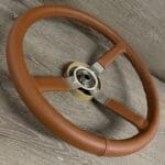 Jeep Wrangler 1995 Steering Wheel Restored to New Leather P4660