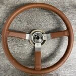 Jeep Wrangler 1995 Steering Wheel Restored to New Leather P4661
