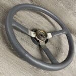 Jeep Wrangler 1995 Steering Wheel Restored to New Leather P4673