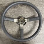 Jeep Wrangler 1995 Steering Wheel Restored to New Leather P4674