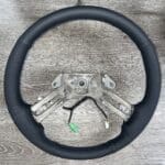 Jeep Wrangler 1999 Steering Wheel Restored to New Leather P4306