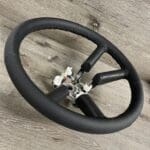 Jeep Wrangler Steering Wheel Restored to New Leather P5036