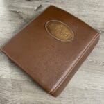 King Ranch Console Lid Restored to New Leather P5659