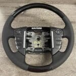 Land Rover Steering Wheel Restored to New Leather P8935