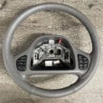 Lincoln Town Car 1997 Steering Wheel Restored to New Leather P4639