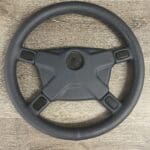 Mercedes 500 SEC AMG 1984 Steering Wheel Restored to New Leather P9281