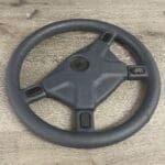 Mercedes 500 SEC AMG 1984 Steering Wheel Restored to New Leather P9282