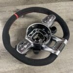 Mercedes AMG Steering Wheel Restored to New Alcantara P1213