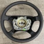 Mercedes E320 Cabriolet 1994 Steering Wheel Restored to New Leather P5832